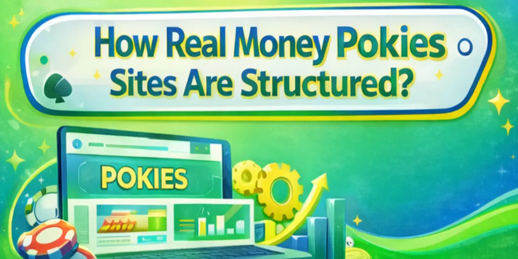 How Real Money Pokies Sites Are Structured?