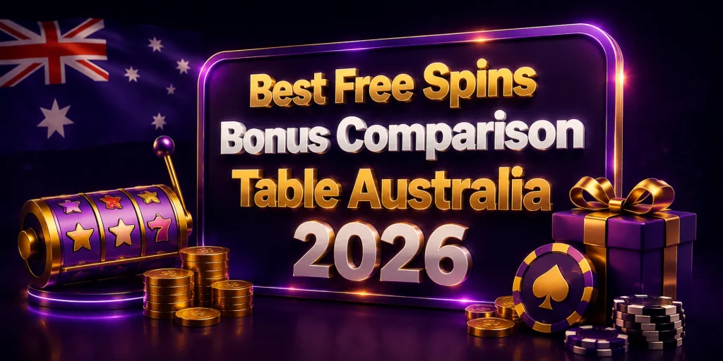 Best Free Spins Bonus Comparison Table Australia 2026