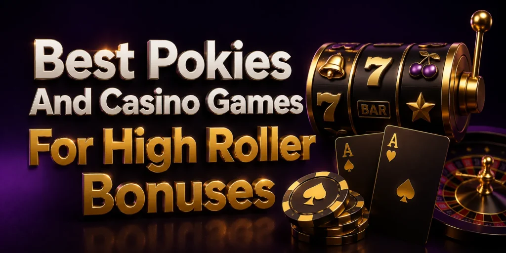 Best Pokies And Casino Games For High Roller Bonuses