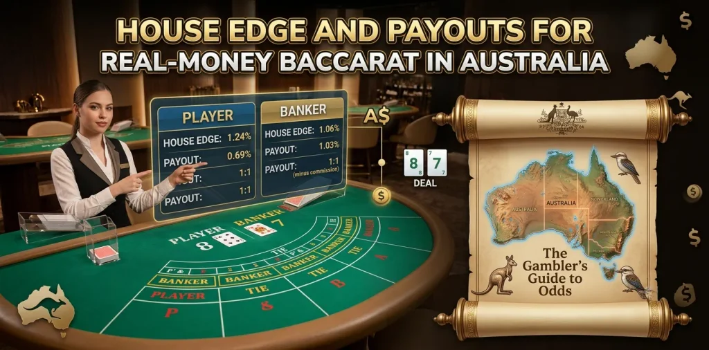 House Edge And Payouts For Real-Money Baccarat In Australia