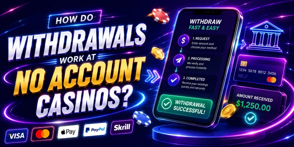 How Do Withdrawals Work At No Account Casinos