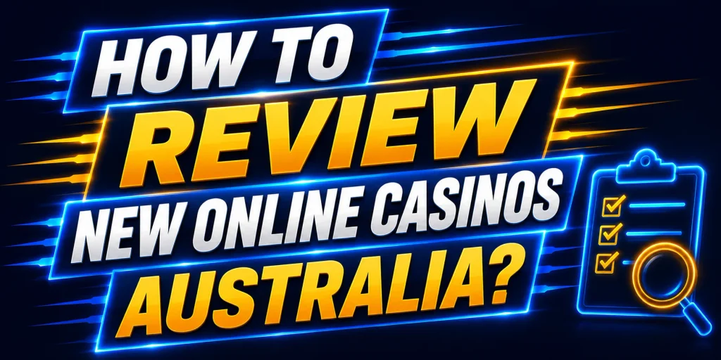 How To Review New Online Casinos Australia
