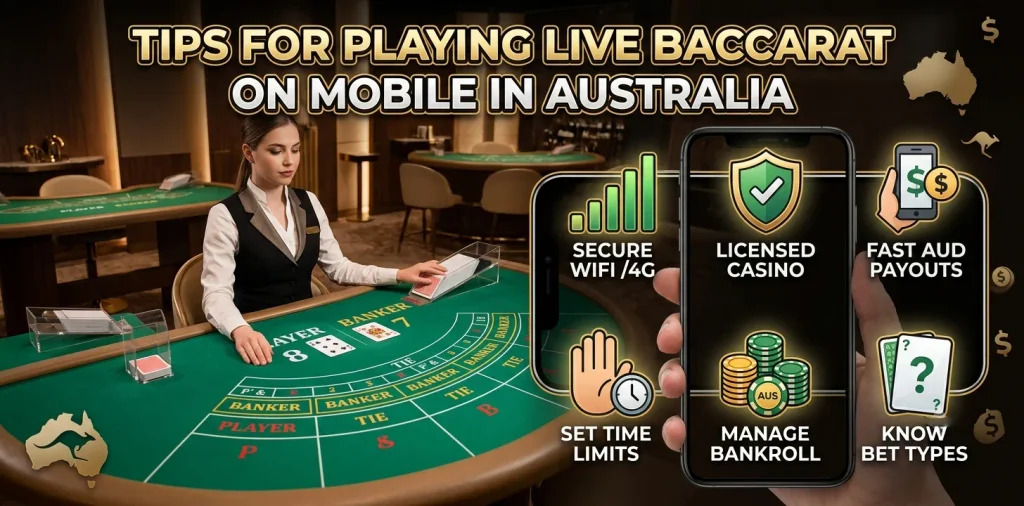 Tips For Playing Live Baccarat On Mobile In Australia