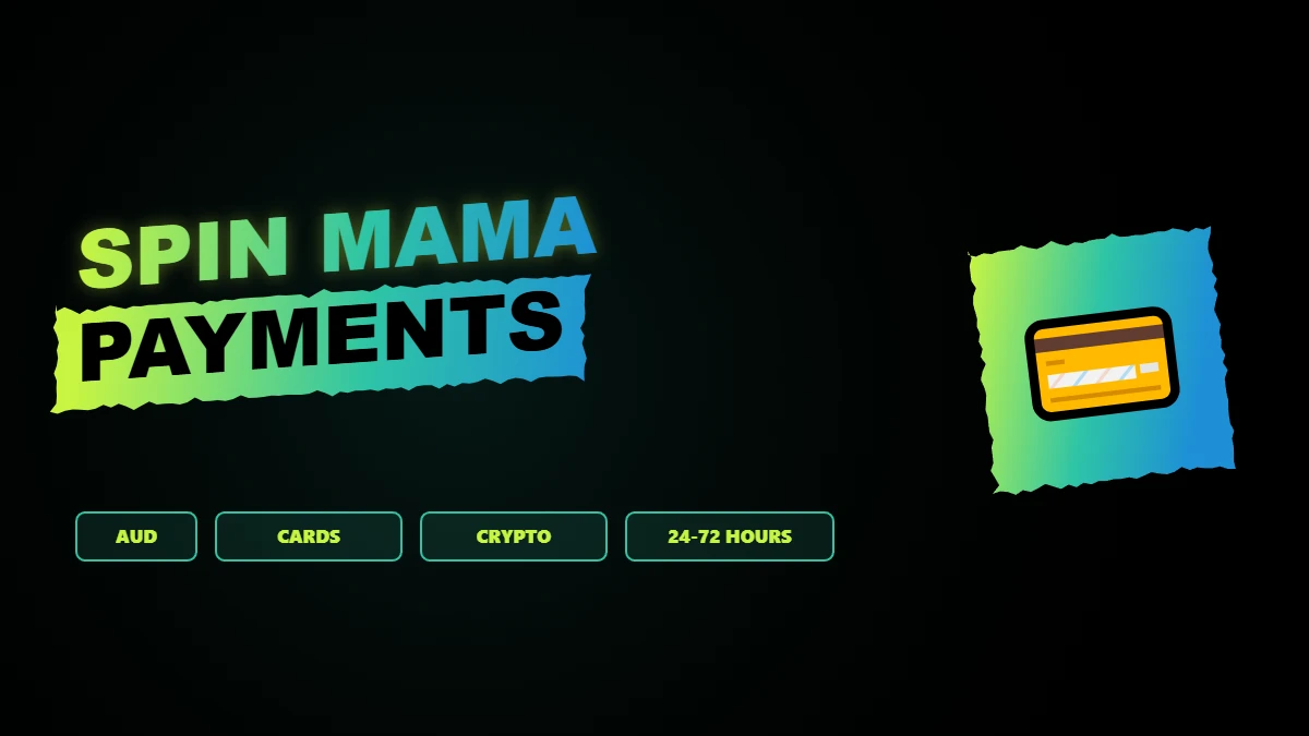 Spinmama payment methods for Australian players